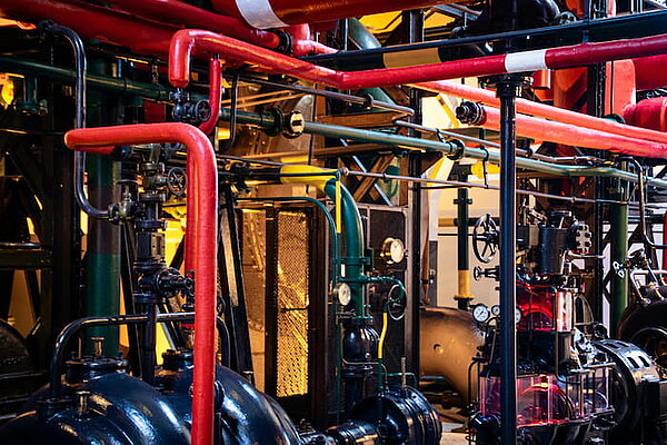 Pumpwerk eines Wasserversorgers. Pumpen-Management